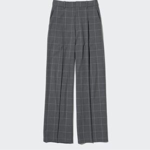 Uniqlo Wide Fit Gray Trousers